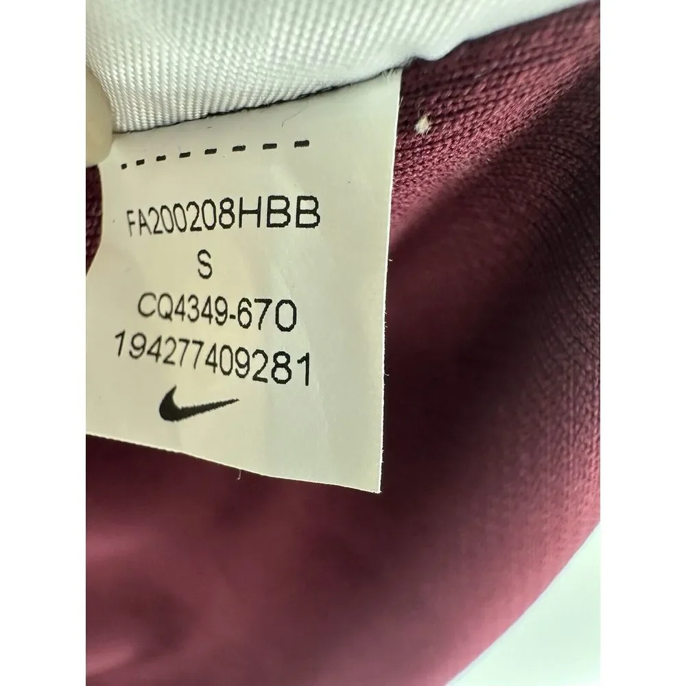 Nike Team Engineered Jersey Nike Dri Fit Size Small‎ Maroon And White Tank
